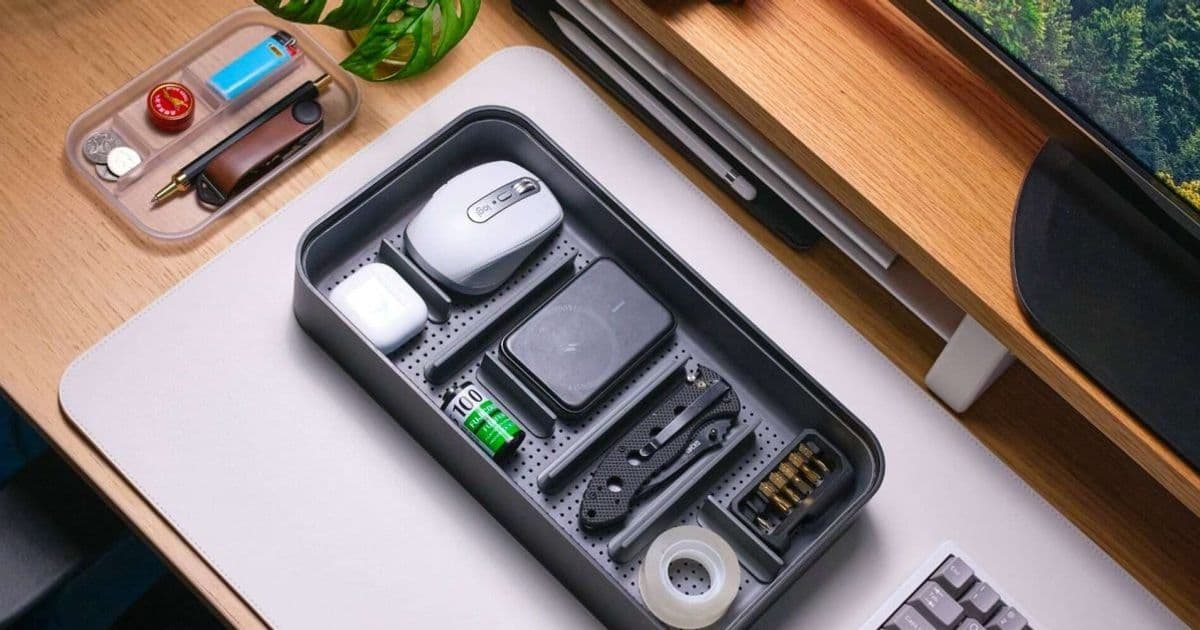 Orbitkey unveils customizable Grid Desk Organizer - 9to5Mac