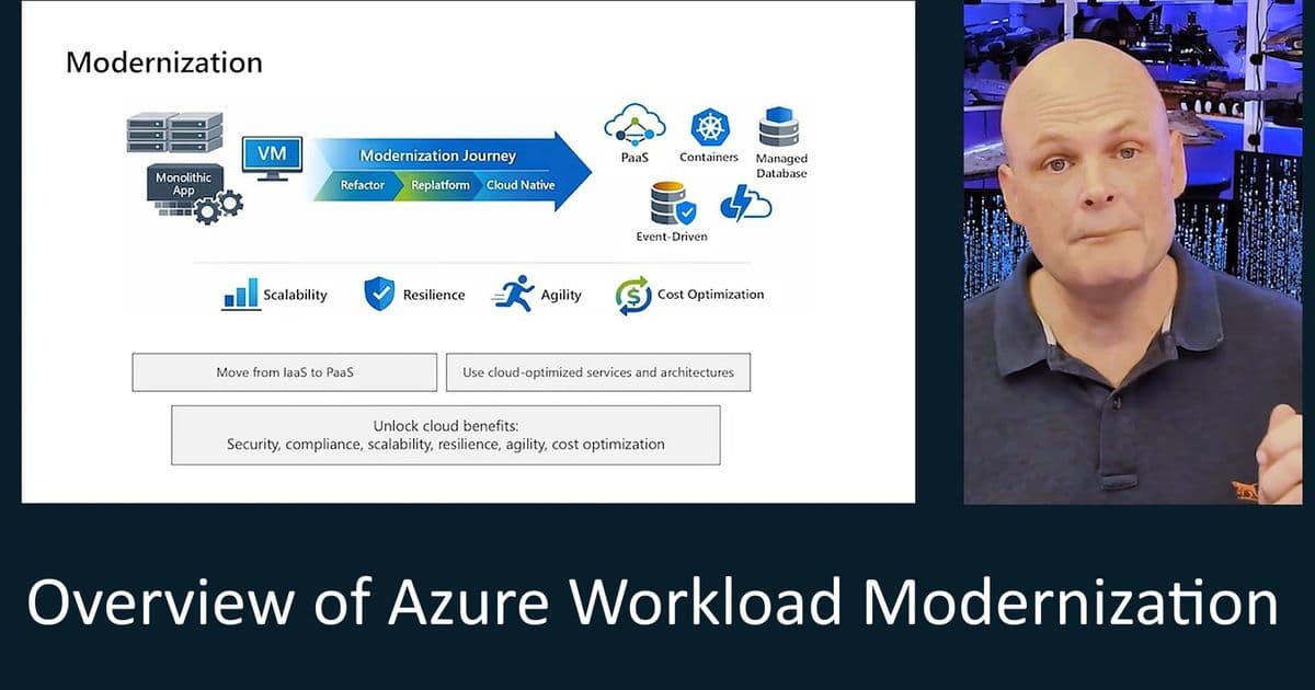 Azure Workload Modernization: From VMs to Cloud-Native Architecture