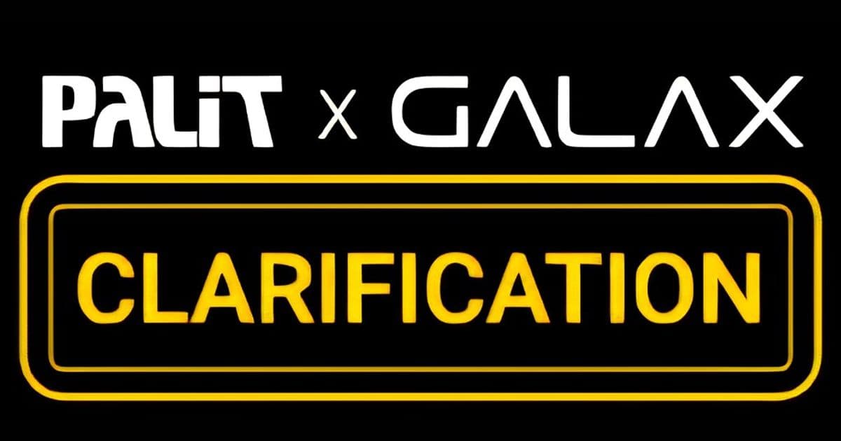 Galax GPU Brand Continues Operations After Palit Restructuring