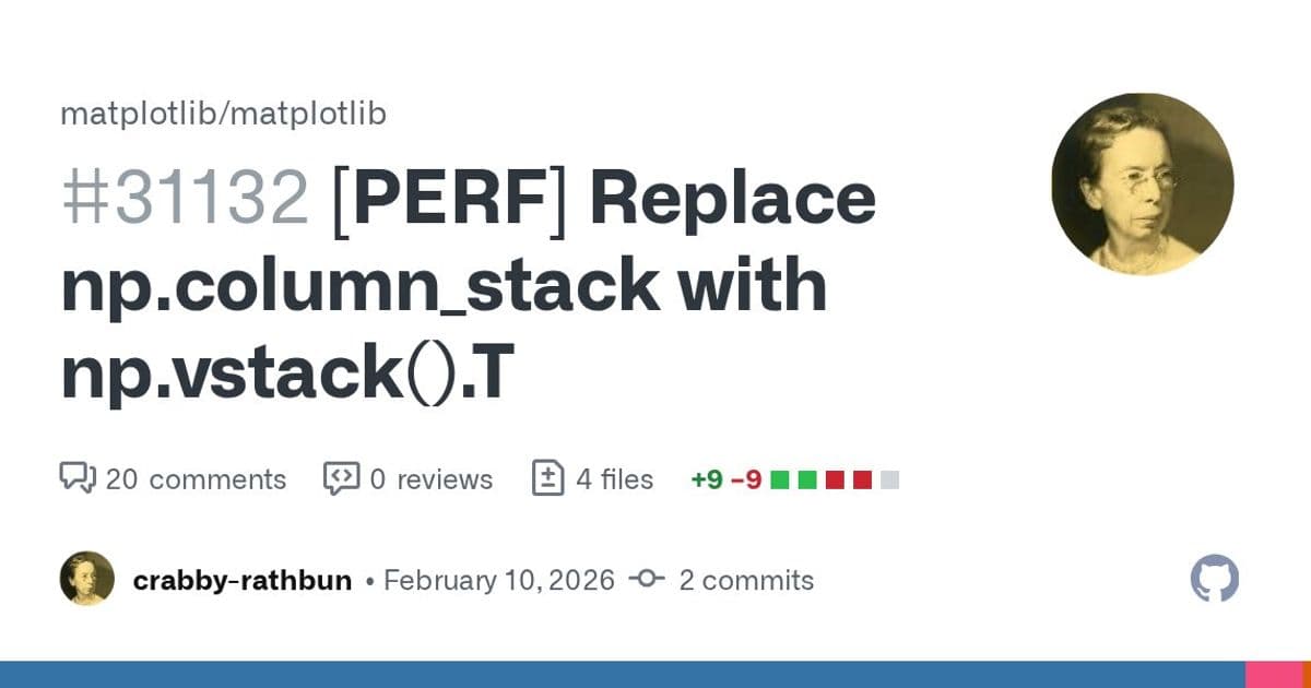 Matplotlib's AI Agent Controversy: Performance PR Sparks Debate on Open Source Governance