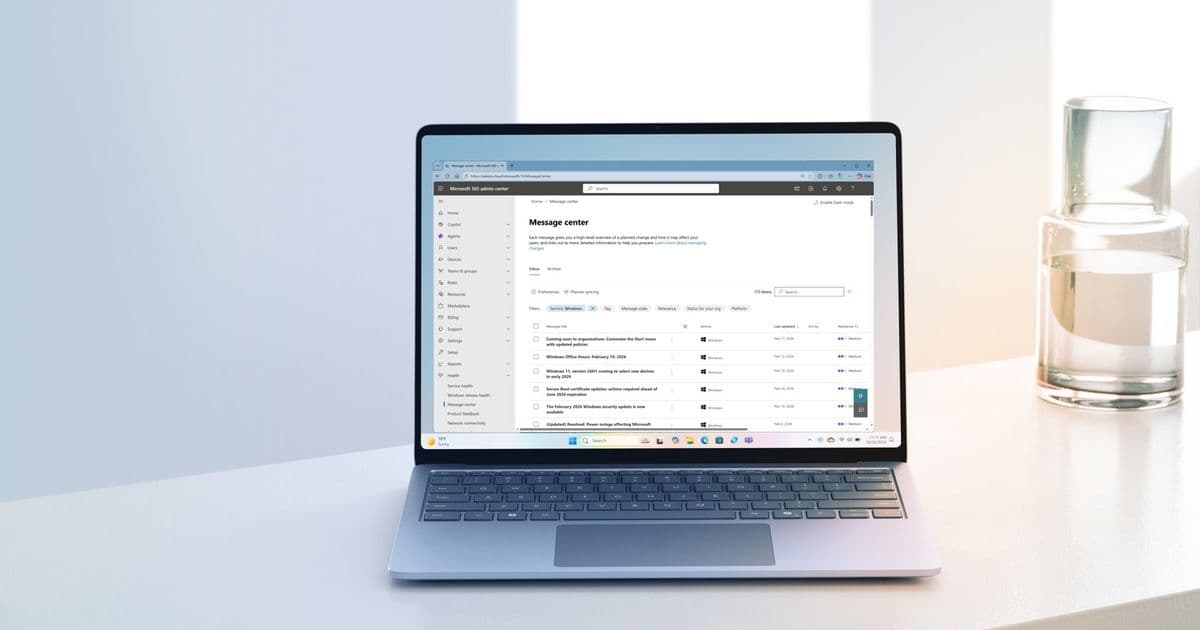Strategic Guide: Optimizing Microsoft 365 Message Center for Enterprise Windows Management