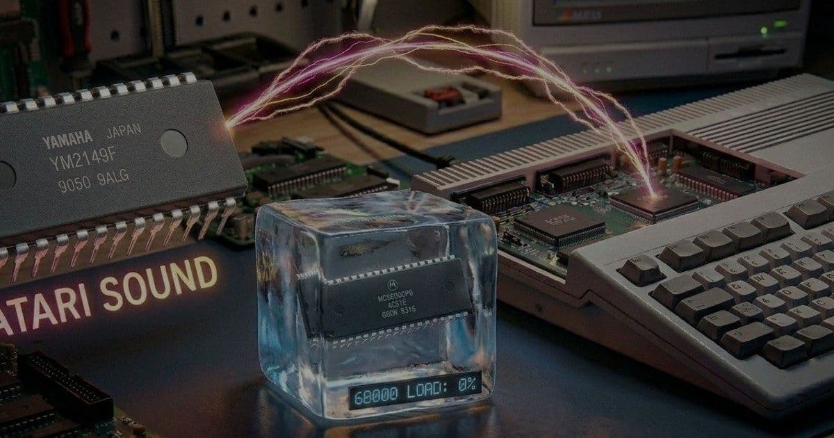 Atari Music on Amiga: Zero-CPU Chip Trickery in the Demoscene Wars