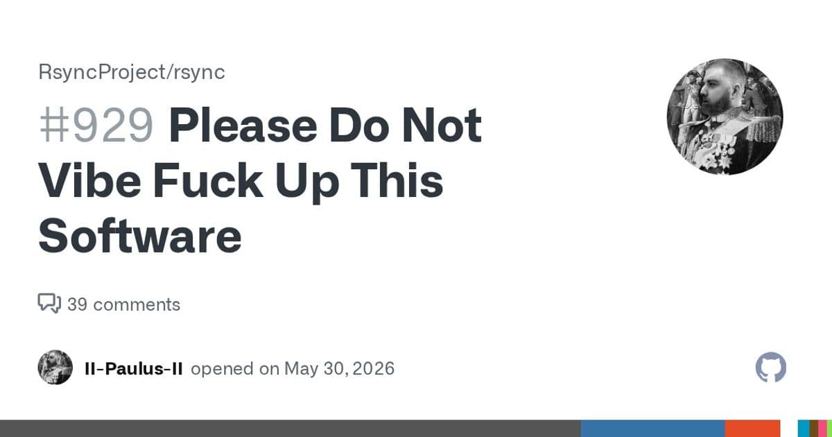 Rsync Project Faces Backlash Over AI-Driven Changes
