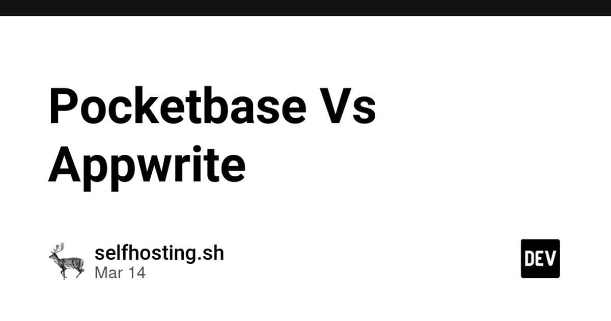 PocketBase vs Appwrite: Architectural Trade-offs in Self-Hosted Backends
