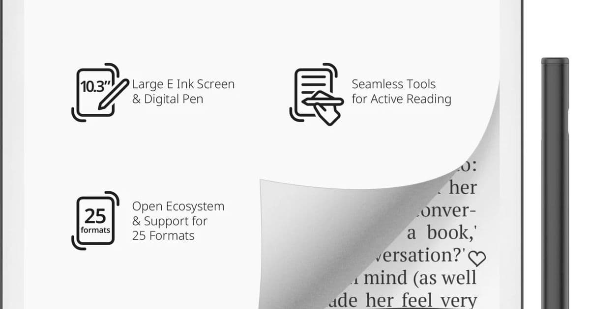 PocketBook InkPad One: A 10.3-Inch E Ink Writing Tablet for Digital Note-Taking