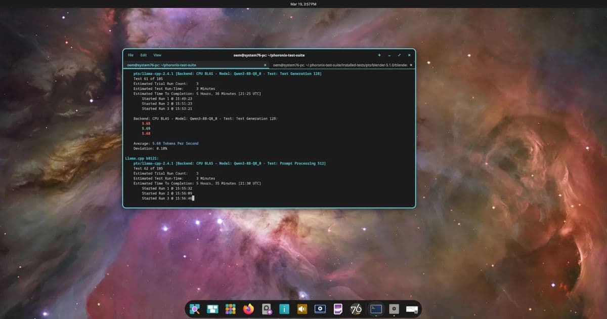 Pop!_OS 24.04 vs. Ubuntu 24.04 LTS vs. Ubuntu 26.04 Development Benchmarks