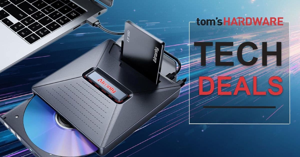 Portable USB DVD Writer with SATA Dock Discounted to $21 as Optical Media Niche Persists