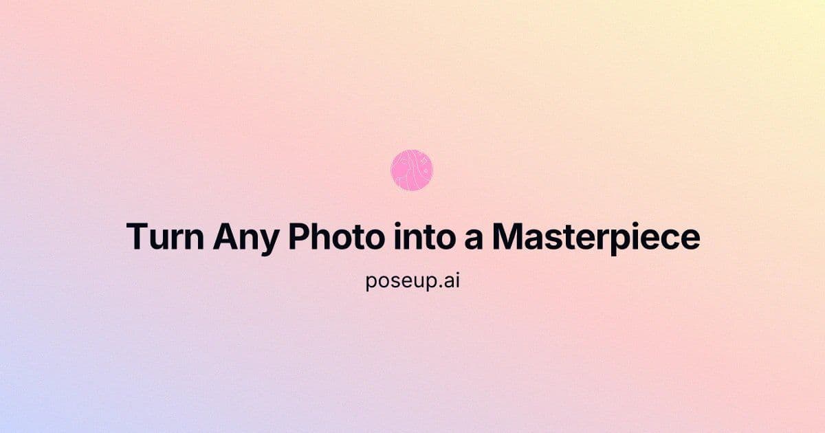 Poseup AI: Reinventing Photography with Generative Pose Correction