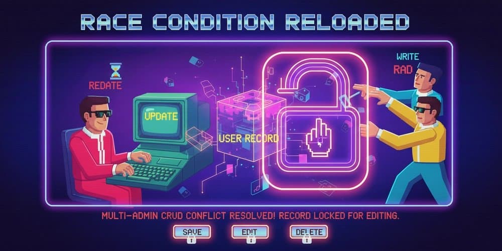 Preventing Race Conditions in Multi-Admin CRUD Operations