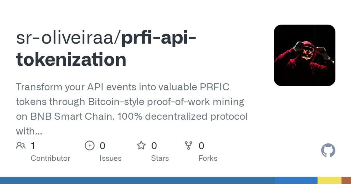 PRFI Protocol Launches Decentralized API Tokenization on Binance Smart Chain