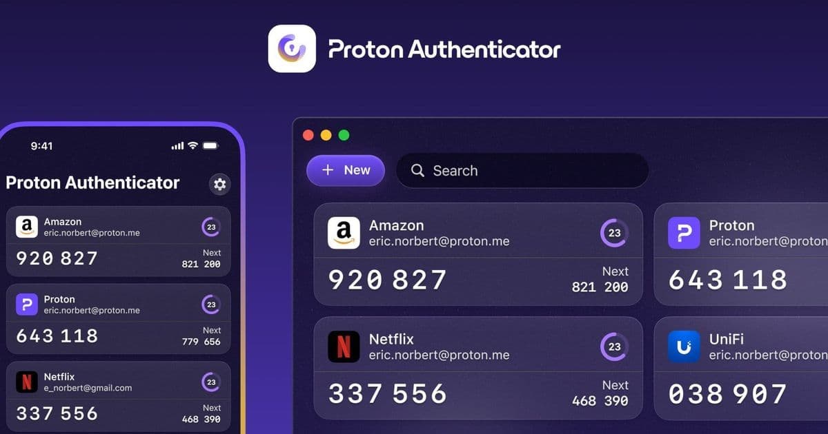 Proton Disrupts 2FA Market with Privacy-First Authenticator App Challenging Big Tech