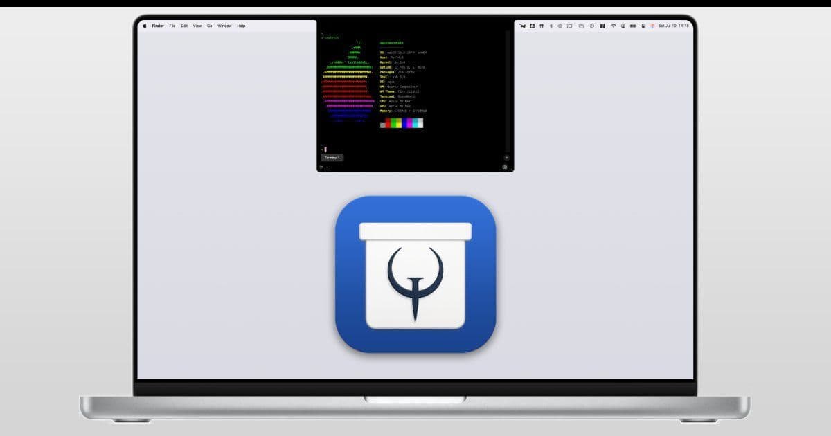 QuakeNotch Transforms Your MacBook Notch into a Power User's Terminal and Visualizer