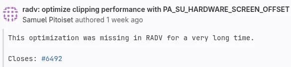 RADV Driver Lands Another Optimization: "Missing In RADV For A Very Long Time"