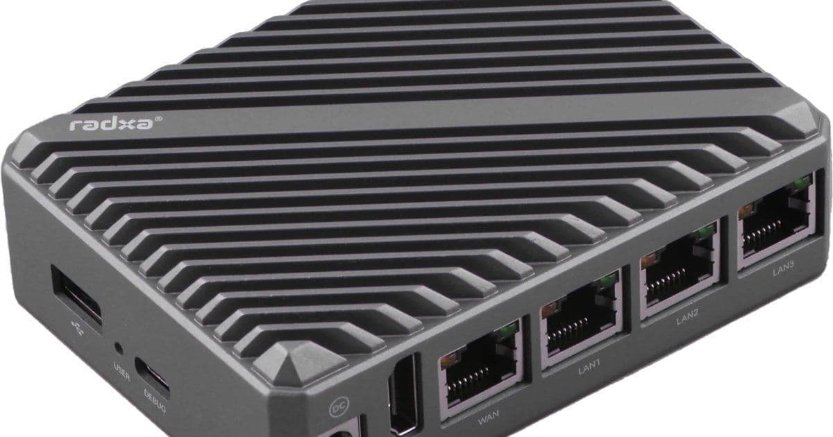 Radxa's $55 Fanless Quad-NIC Powerhouse Targets Routers and Edge AI