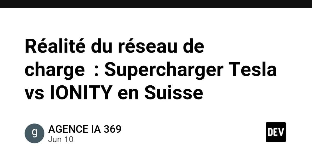 Swiss Fast Charging Data Puts Tesla Superchargers Ahead of IONITY, but the Real Story Is Systems Design