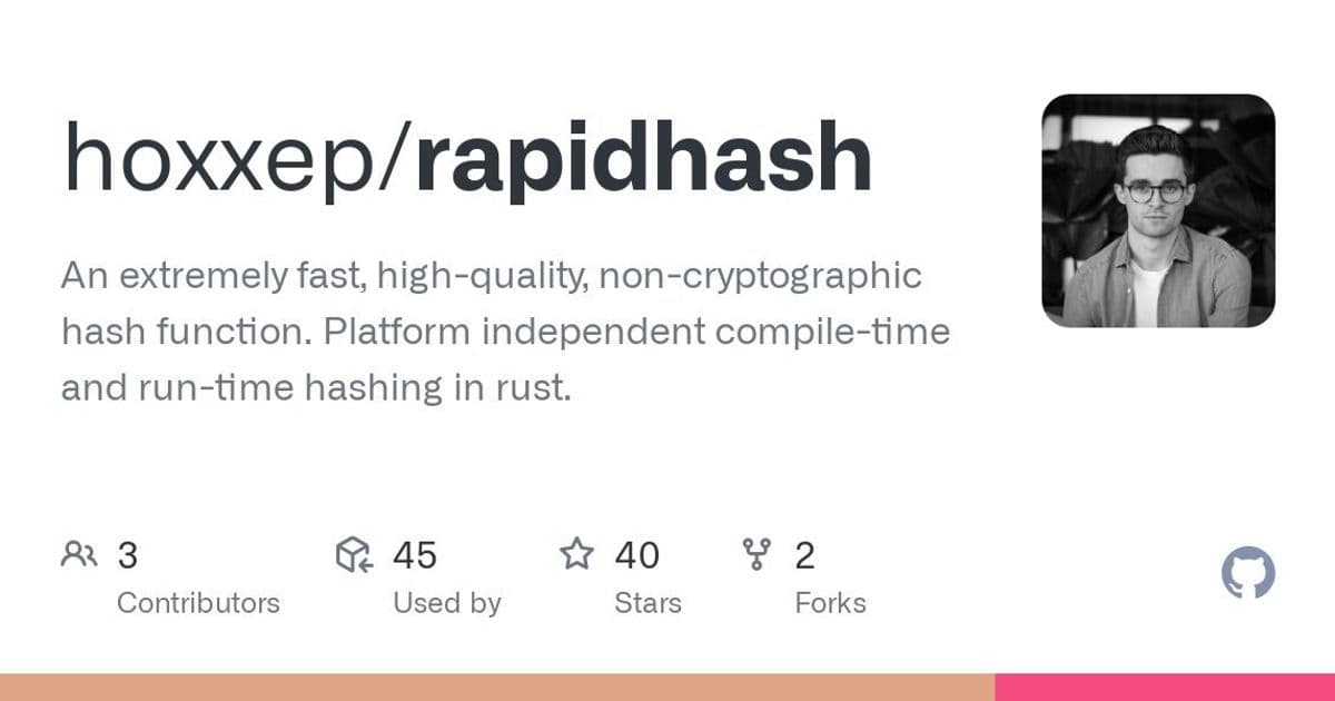 RapidHash: Rust's New Contender for Fastest Portable Hashing
