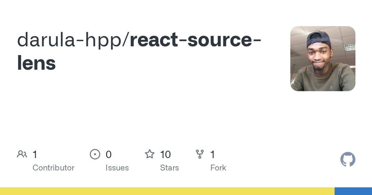 React Source Lens Turns Your Running App into a Clickable Architecture Map