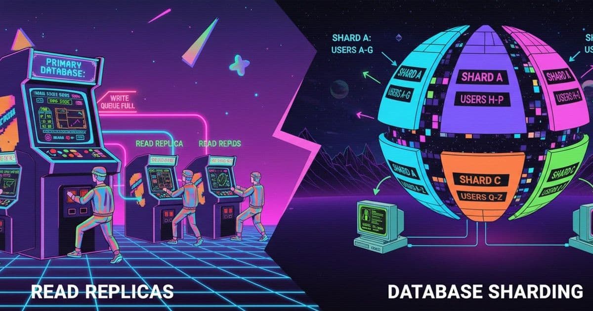 Read Replicas vs Sharding Explained Simply: When to Scale Reads vs When to Split Data