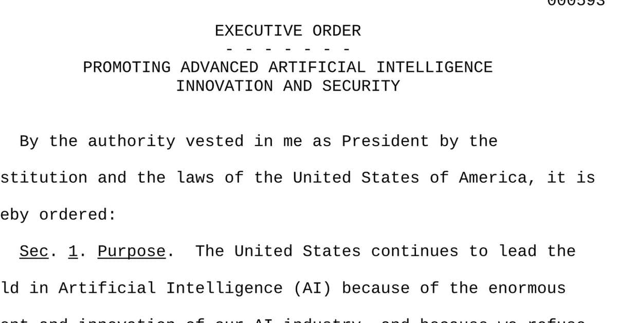 Trump‑Backed Tech Lobby Blocks Biden AI Executive Order, Raising Questions About U.S. Competitiveness