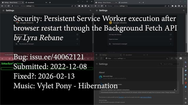 A Four‑Year‑Old Chromium Service‑Worker Bug Turns Browsers into Persistent JavaScript Botnets