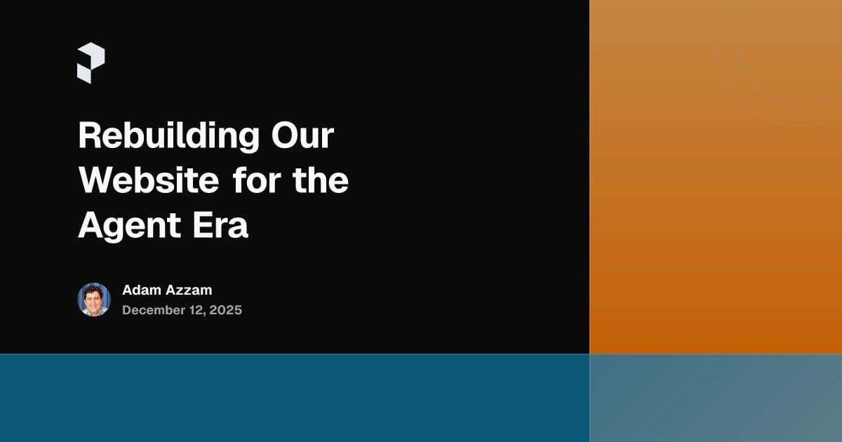 Rebuilding a Website for the Agent Era: From CMS to Agent‑Native Content Operations