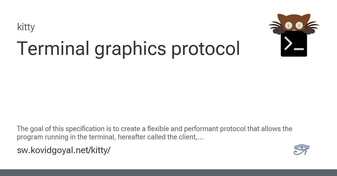 Reinventing Terminal UIs: The Kitty Graphics Protocol and a New Era of Rich Text Interfaces