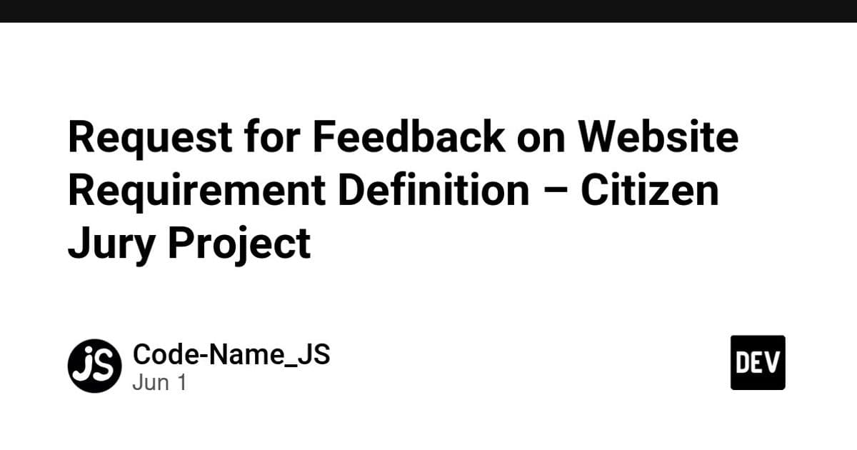 Evaluating the Project Introduction for the Citizen Jury Web Platform