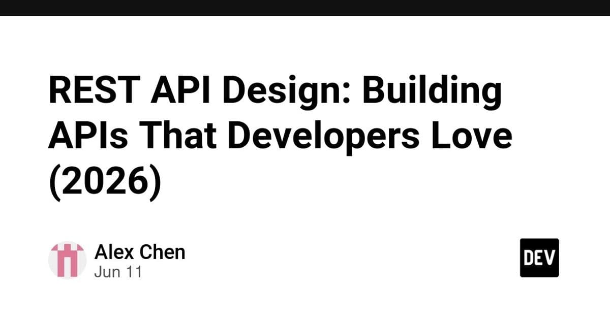 REST API Design in 2026: Predictable Contracts Beat Clever Endpoints