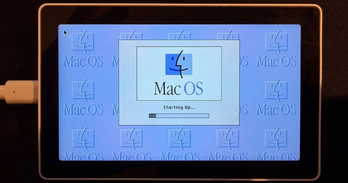 ESP32-P4 Microcontroller Achieves Classic Mac OS 8.1 Emulation on $60 Tablet