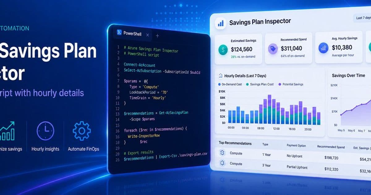 Turning Azure Savings Plan Recommendations Into Defensible Numbers