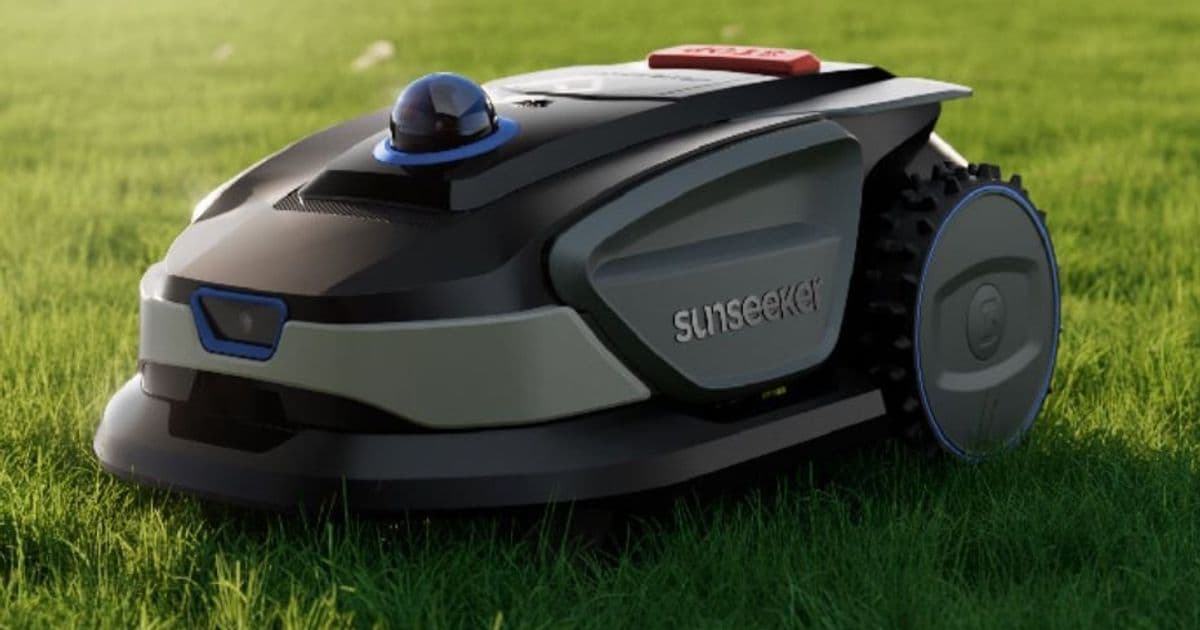 Robot mower with LiDAR: Sunseeker S4 cuts grass on up to 10,800 square feet