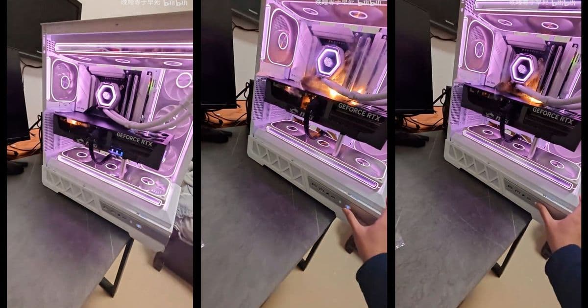 RTX 5090 Fire Incident Highlights Risks of Black Market GPU Imports in China