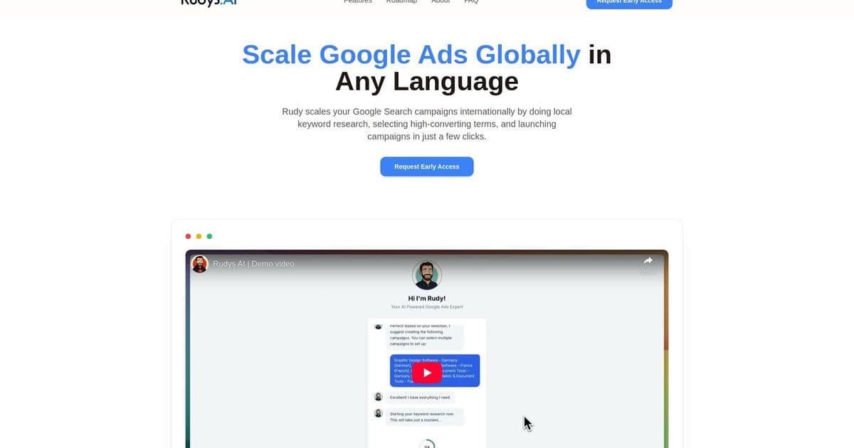 Rudy's AI Debuts: A Developer-First Platform for Building 'Lovable' AI Applications