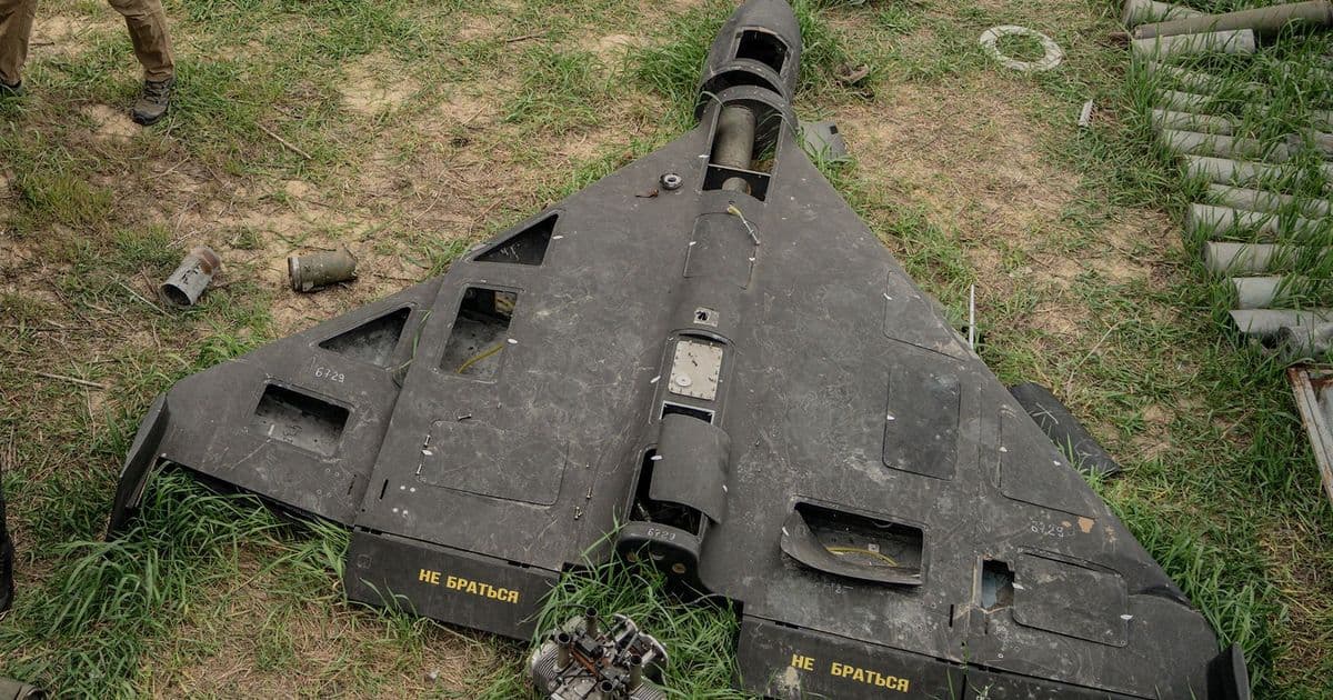 Russian Shahed Drones Falling Apart Mid-Flight Due to Manufacturing Issues
