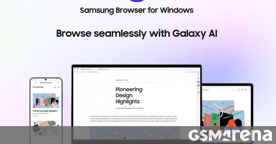 Samsung Browser for Windows exits beta with Perplexity AI integration