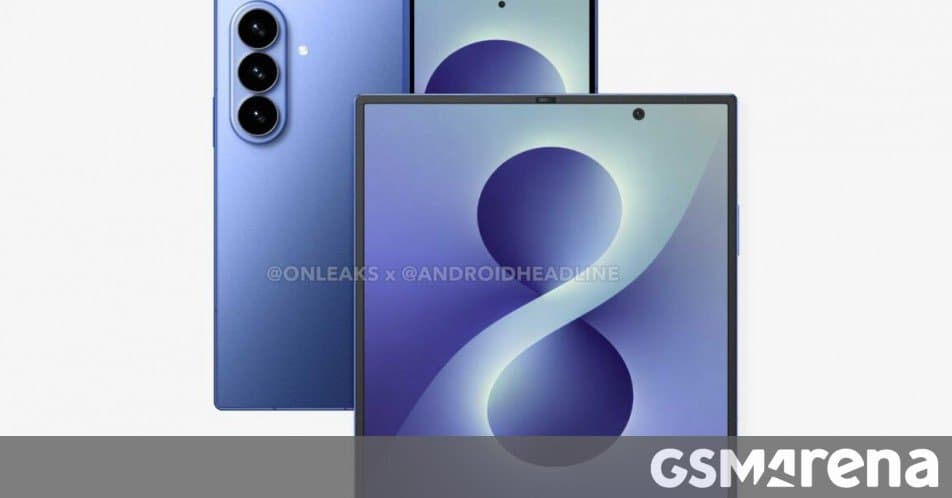 Samsung Galaxy Z Fold8 CAD-based renders leak