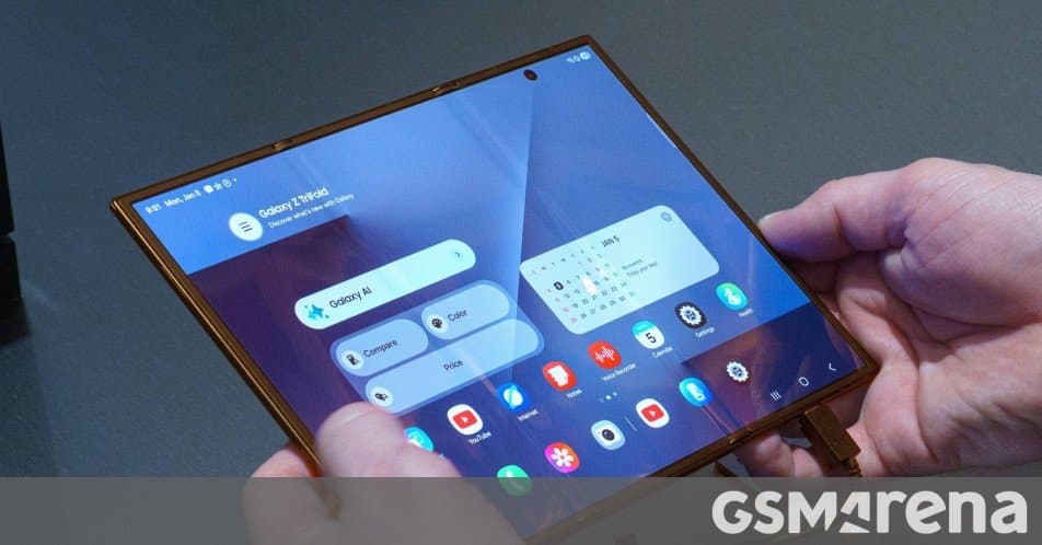 Samsung Galaxy Z TriFold 2 might be thinner than the first TriFold