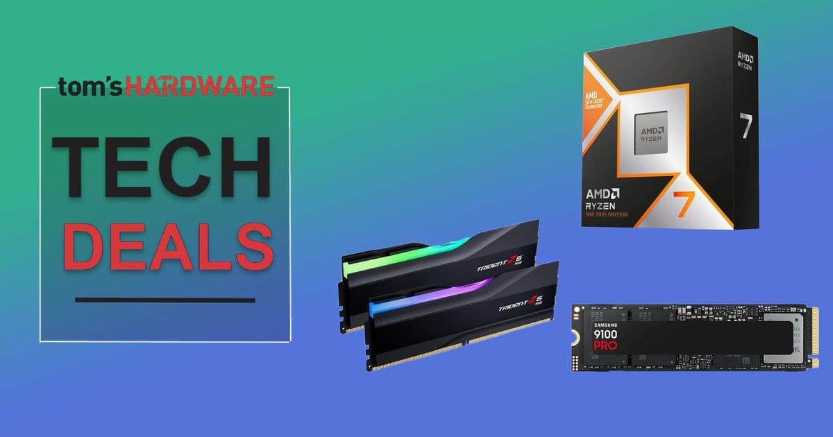 AMD Ryzen 7 9800X3D + DDR5‑6400 + Gen 5 SSD bundle hits $950, saving roughly $290