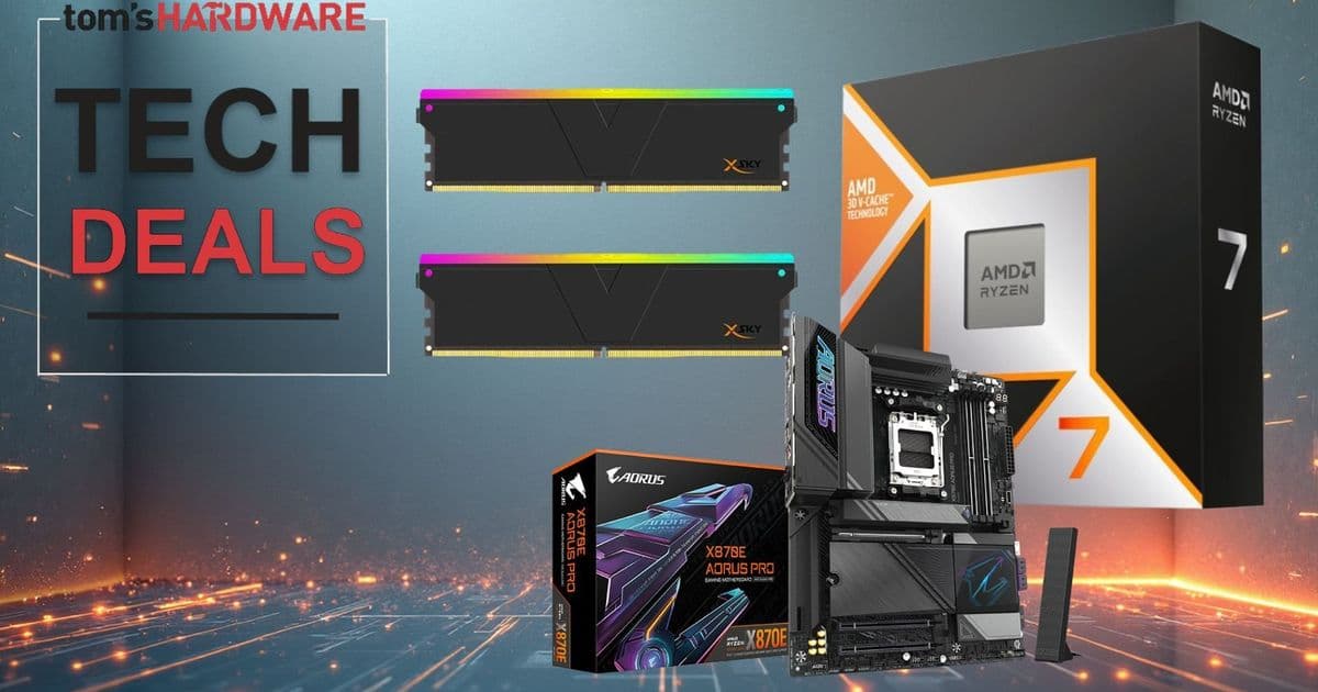 AMD Ryzen 9850X3D Bundle Deal: Gaming Performance at $943 with Motherboard and RAM