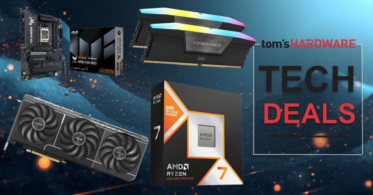 Newegg bundles AMD’s top‑tier Ryzen 7 9850X3D with an Asus RTX 5070 – a sub‑$1.5k entry into the AM5 ecosystem