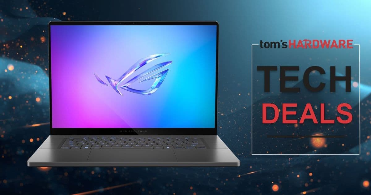Asus ROG Zephyrus G16 OLED laptop drops to $1,575 – RTX 5070, Core Ultra 9, 240 Hz display