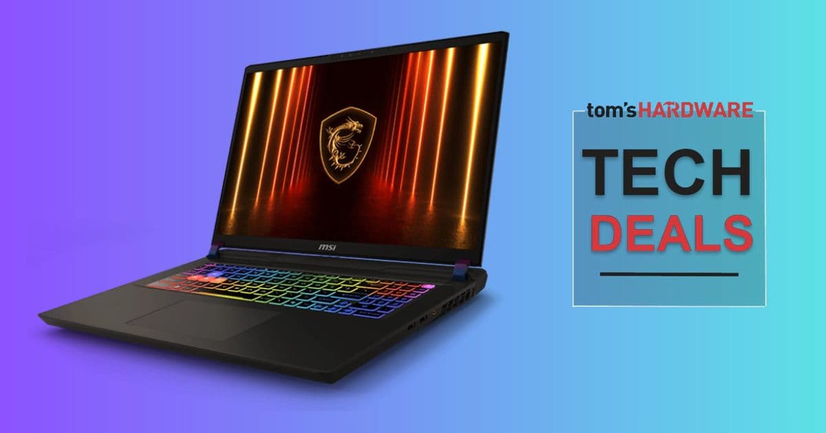 MSI Vector 16 RTX 5070 Ti Gaming Laptop Drops to $1,299 in Walmart President's Day Sale