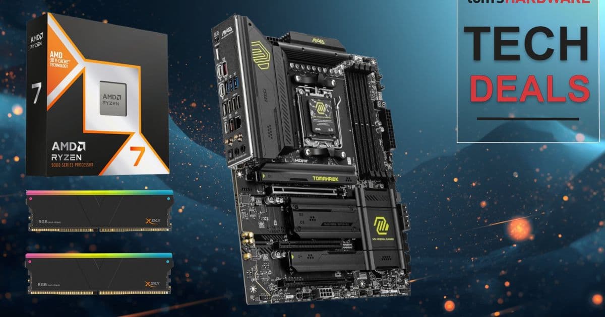 Newegg's AMD Ryzen 7 9850X3D Combo Deal: $409 Off High-Performance AM5 Build