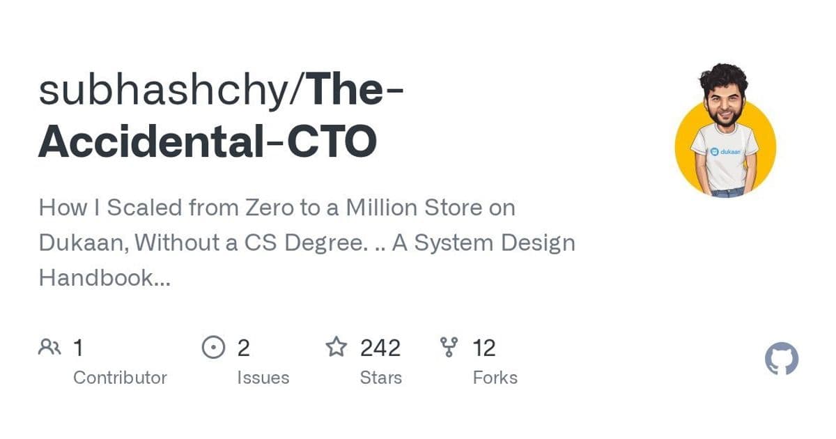 Scaling Without a Compass: The Accidental CTO’s Million-Store Journey