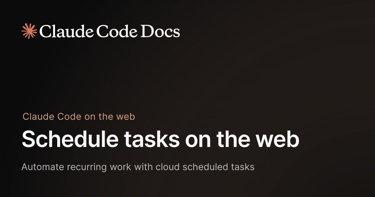 Claude Code Launches Cloud-Based Task Scheduling for Automated Development Workflows