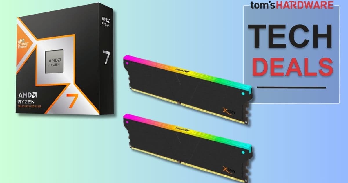 AMD Ryzen 7 9850X3D and DDR5 RAM Combo Deal: $350 Off at Newegg