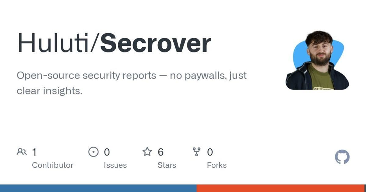 Secrover: Open-Source Security Audits Democratize Vulnerability Scanning