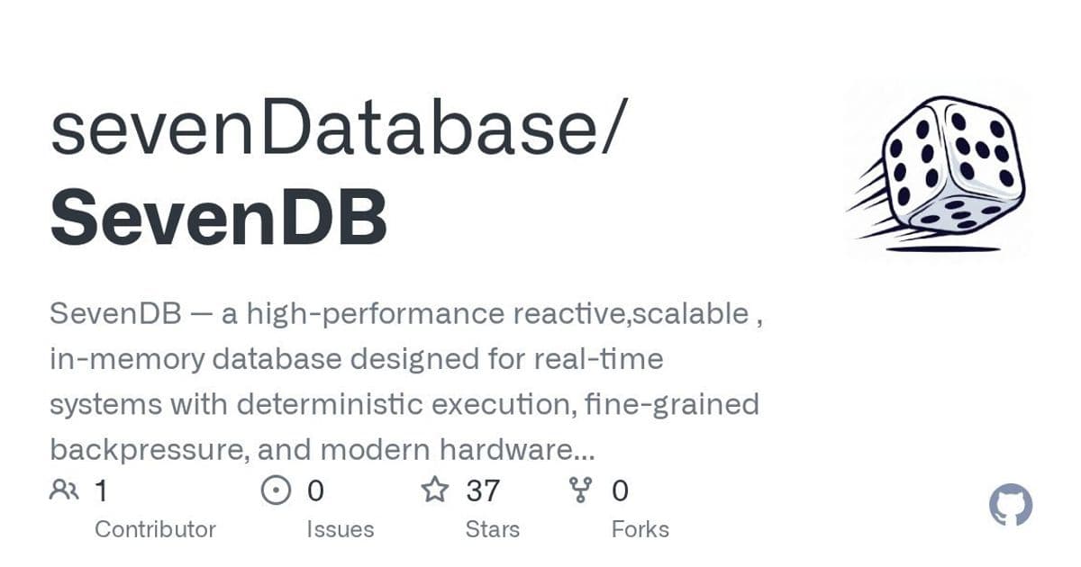 SevenDB: Reinventing Reactive Databases with Deterministic Subscriptions and Scalable Compute