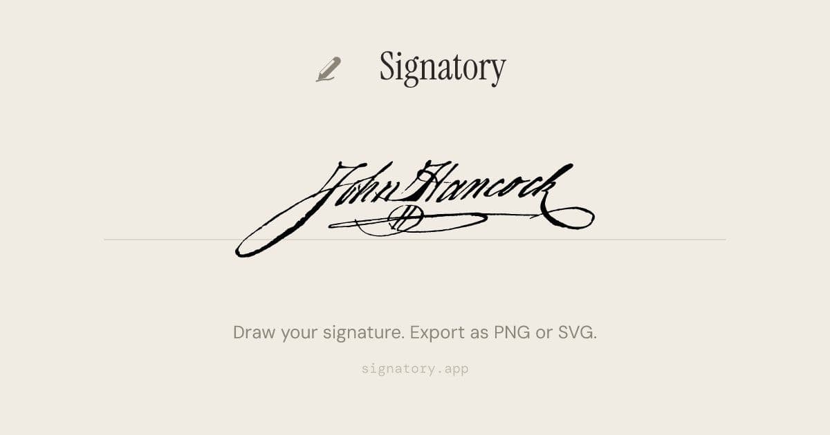 Signatory: Draw Your Signature Online Free