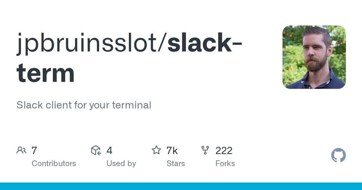 Slack-Term: Bringing Team Chat to the Terminal for Keyboard-Centric Developers